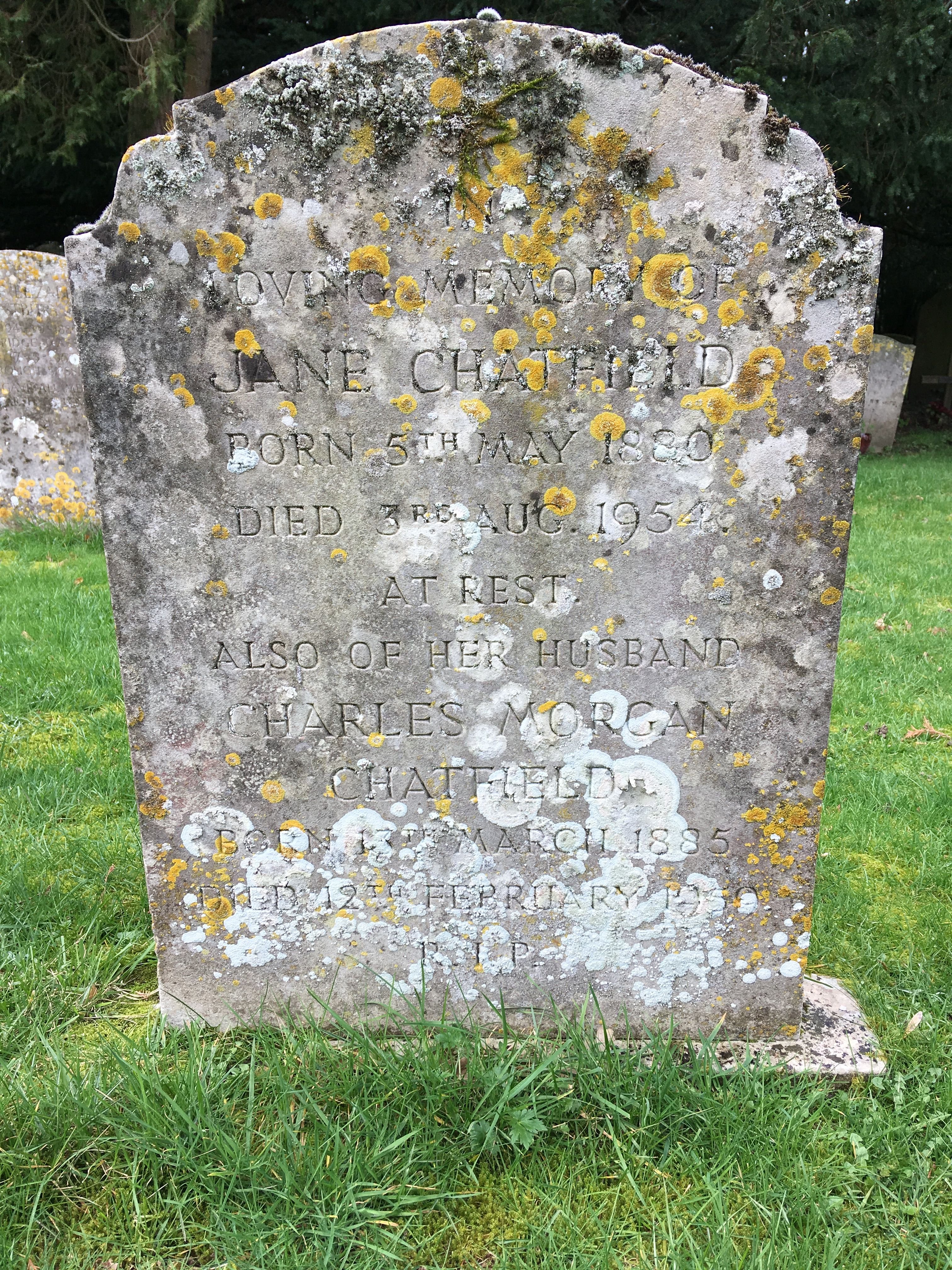 CHATFIELD Charles Morgan 1885-1959 grave.jpg